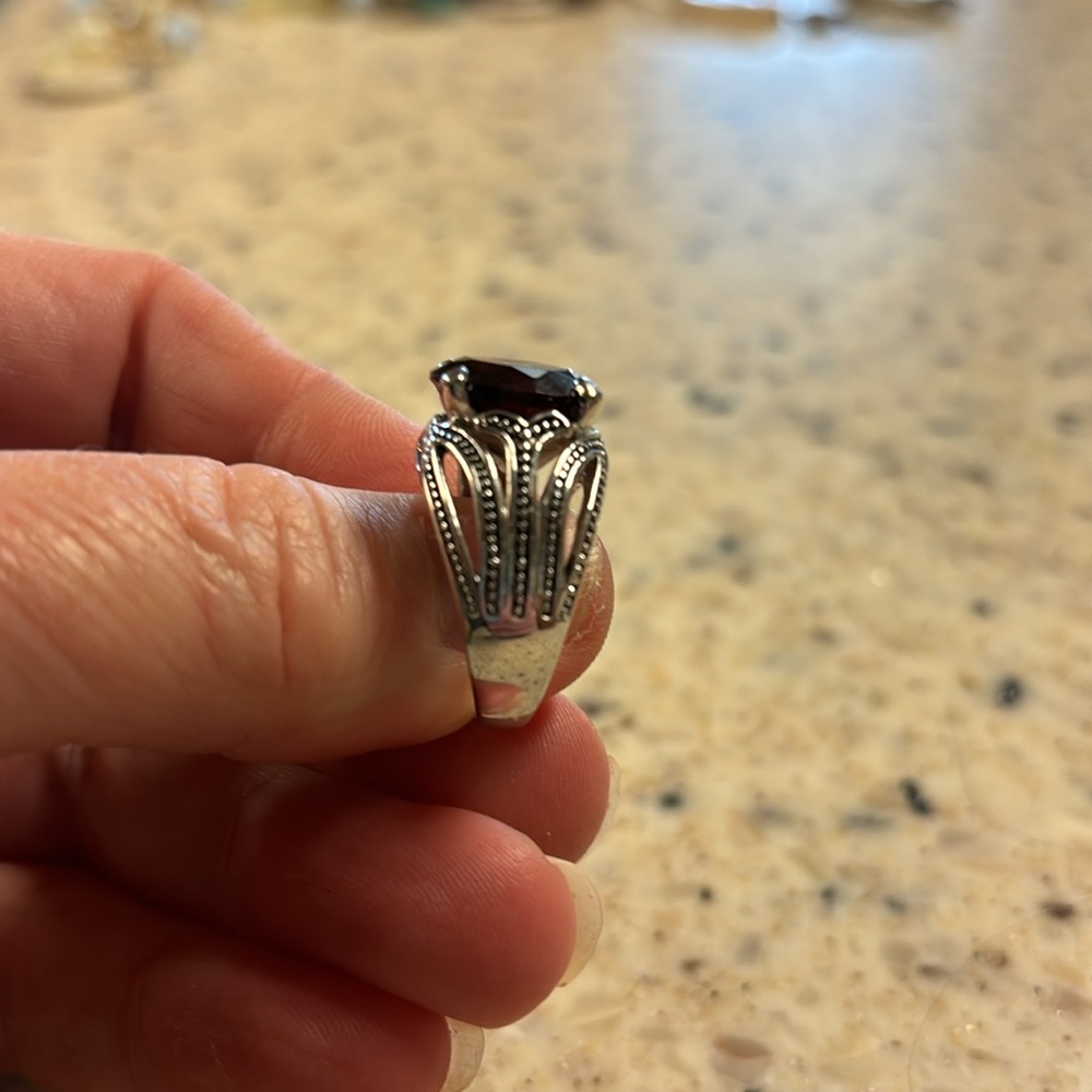 Ruby Ring size 9 - Picture 2 of 4